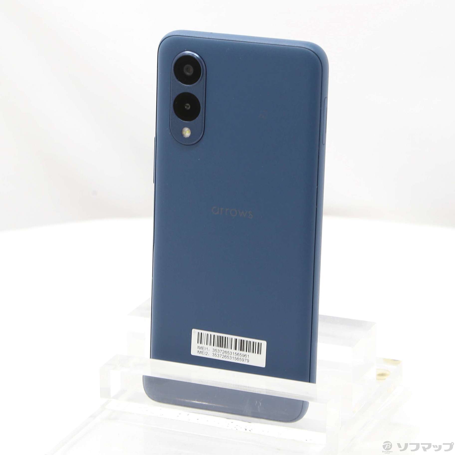 中古】arrows We2 64GB ネイビーグリーン FCG02 au SIMフリー