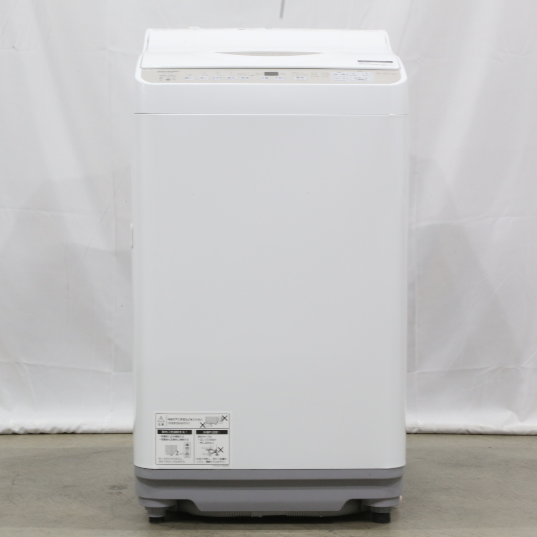 中古】〔中古品〕 縦型洗濯乾燥機 ES-T6JBK ［洗濯6.5kg ／乾燥3.5kg