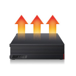 HD-CD4U3-BA 外付けHDD ブラック ［4TB /据え置き型］｜の通販は