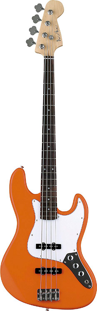 Vintage ジャズベースタイプ エレキベース オレンジ色 Vintage ジャズ