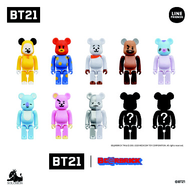 BT21 BE@RBRICK ベアブリック 10個入｜の通販はソフマップ[sofmap]