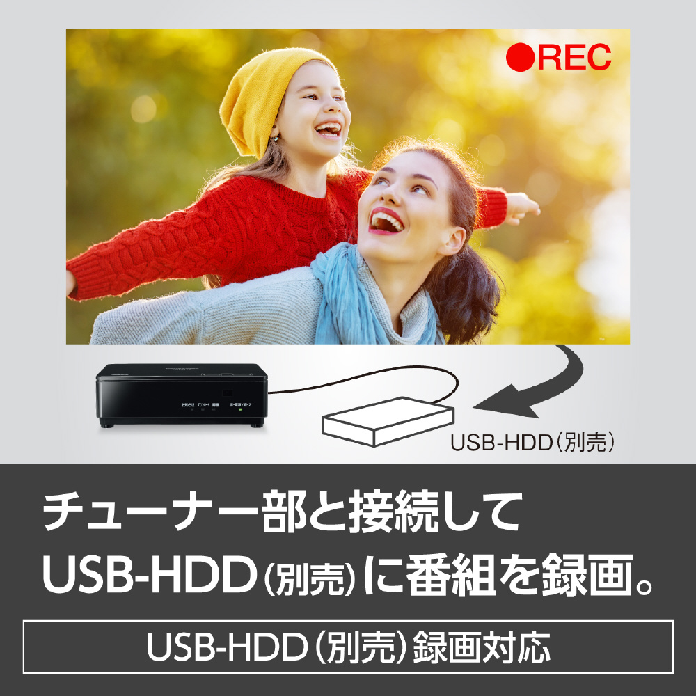 ポータブルテレビ プライベートビエラ UN-19F11-K ［19V型］｜の通販は
