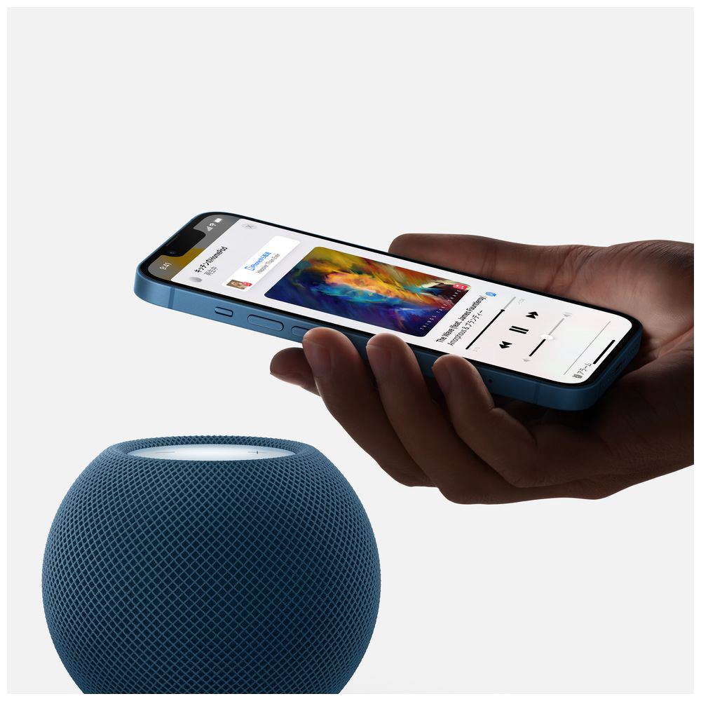 スマートスピーカー HomePod mini ホワイト MY5H2J/A ［Wi-Fi対応