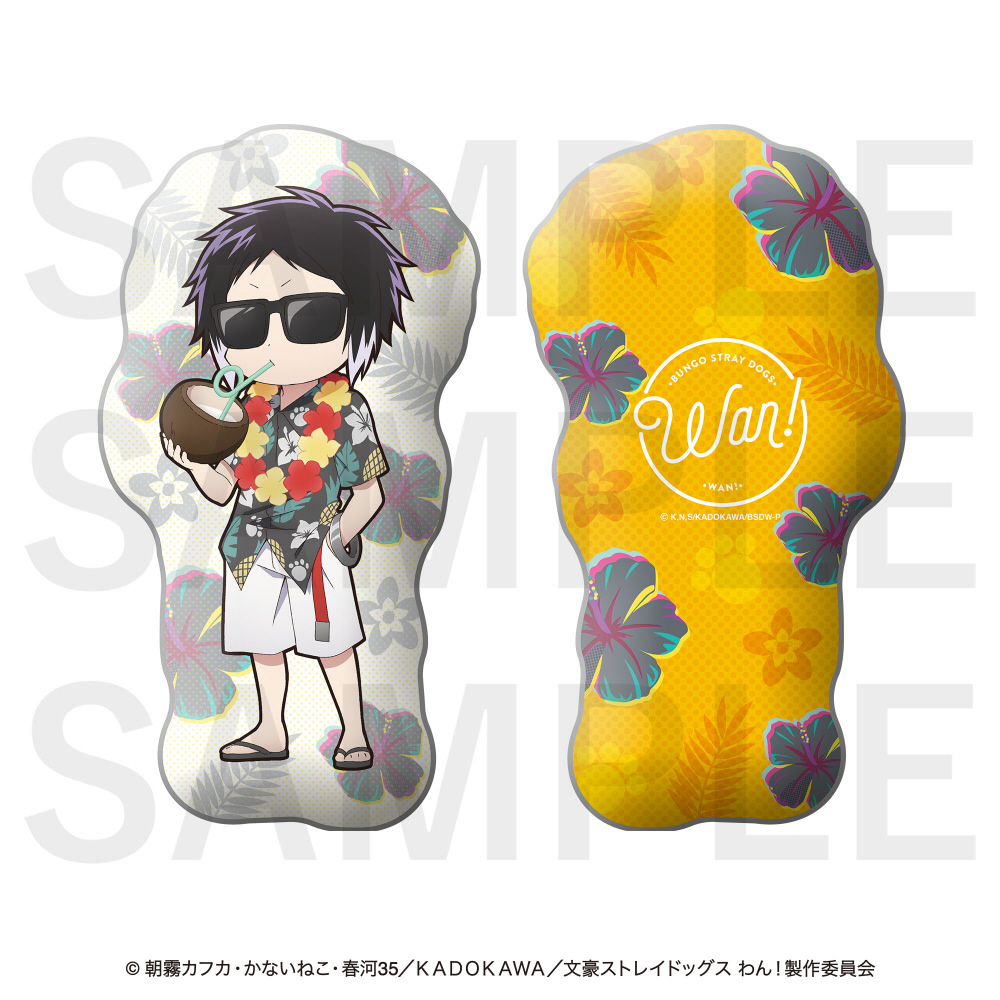 ごきげんサングラス アロハ 中也 缶バッジ 文豪ストレイドッグス 太宰