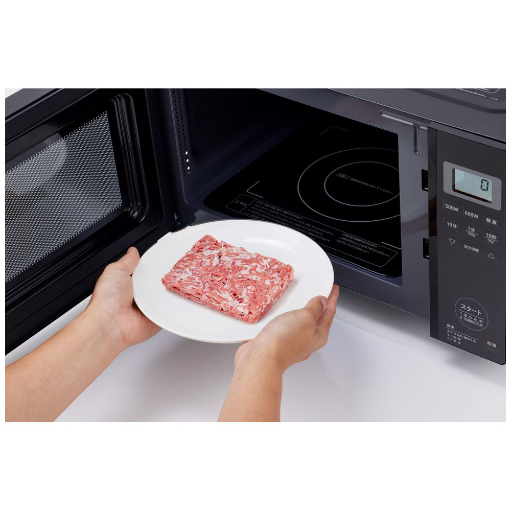 電子レンジ ・18L・フラット ブラック OB-R18F1K ［18L /50/60Hz］｜の