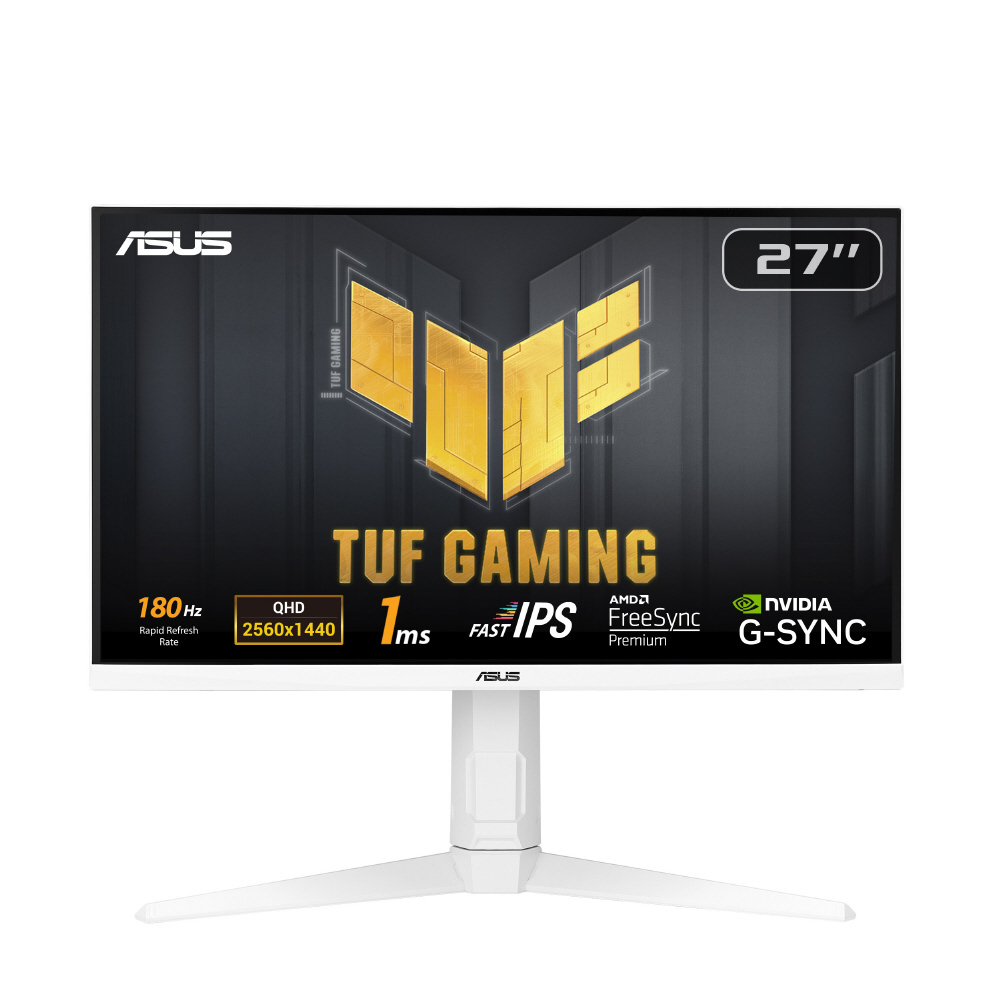 VG27AQL3A-W ゲーミングモニター TUF Gaming ホワイト ［27型 /WQHD