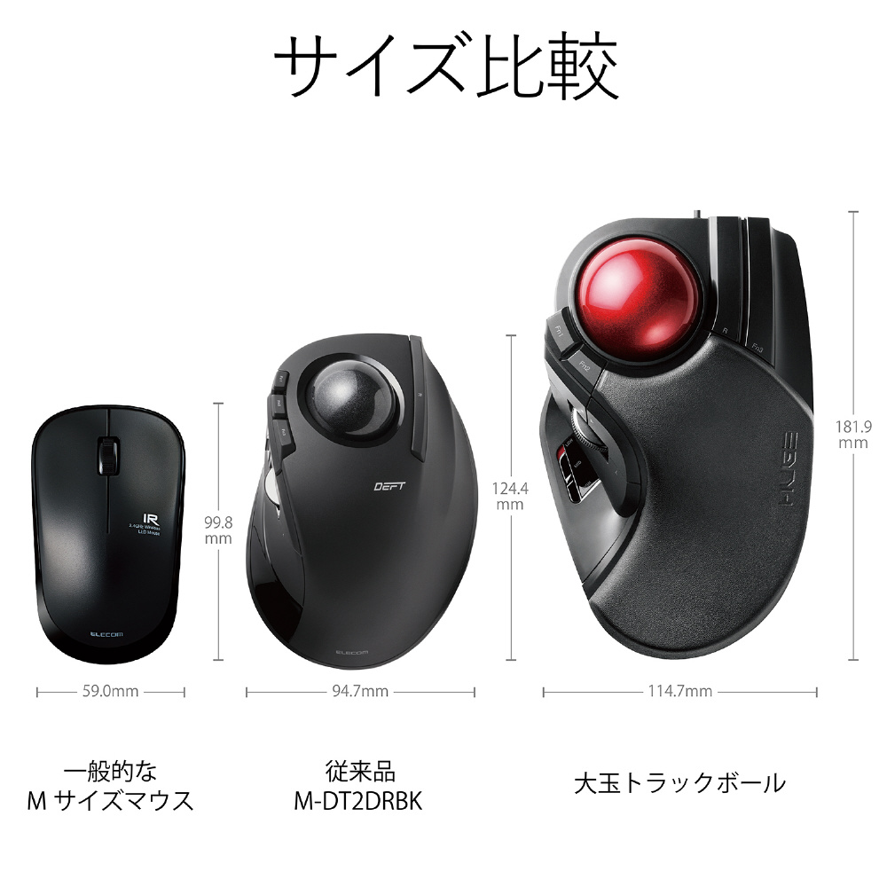 おらんじーな microBall 17mm狭ピッチ 無線トラックボール おらんじー