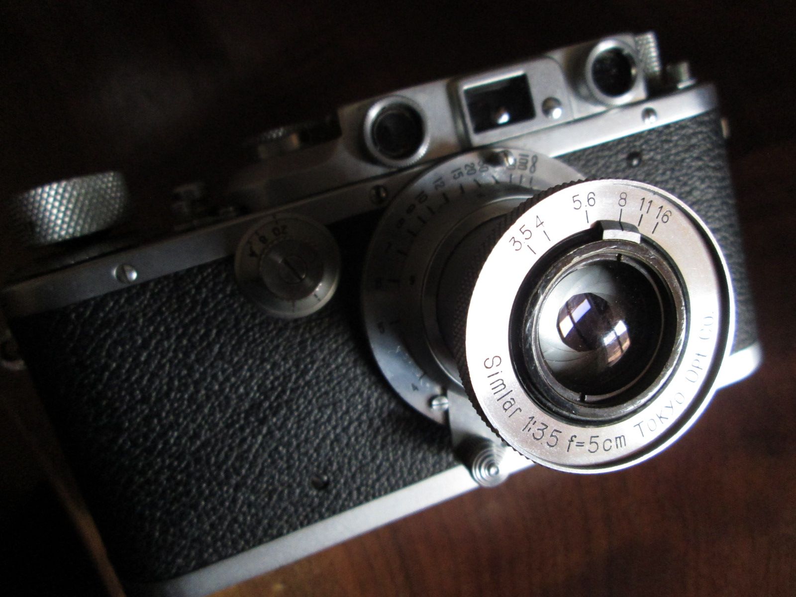 東京光学謹製のシムラ―5cmf3．5は見事なまでの国産エルマーなの