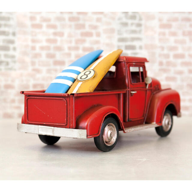 ブリキのおもちゃ ヴィンテージカー サーフトラック サーフボード