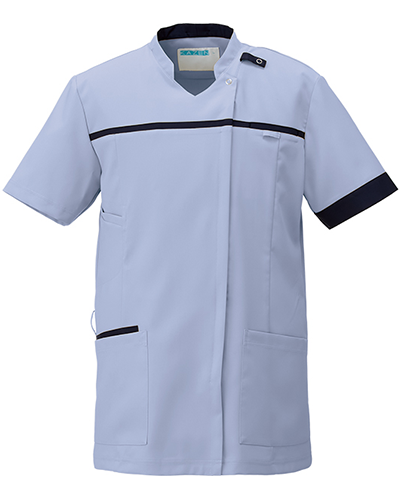 カゼン] KAZEN 【スタンドカラーとアシンメトリーな配色のスマートな