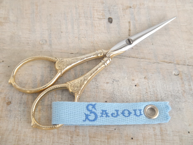 ラスト1点】フランス製SAJOUのウサギモチーフのプロフェッショナルシザー