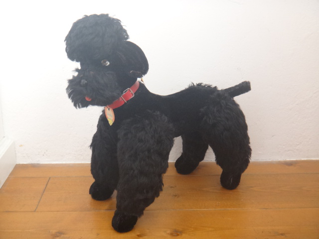 アンティーク シュタイフ プードル Steiff Snobby 35cmサイズ 黒