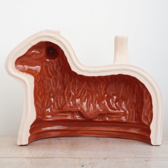 アニョーパスカル アルザス地方 スフレンハイム焼き 陶器製 ヒツジの型