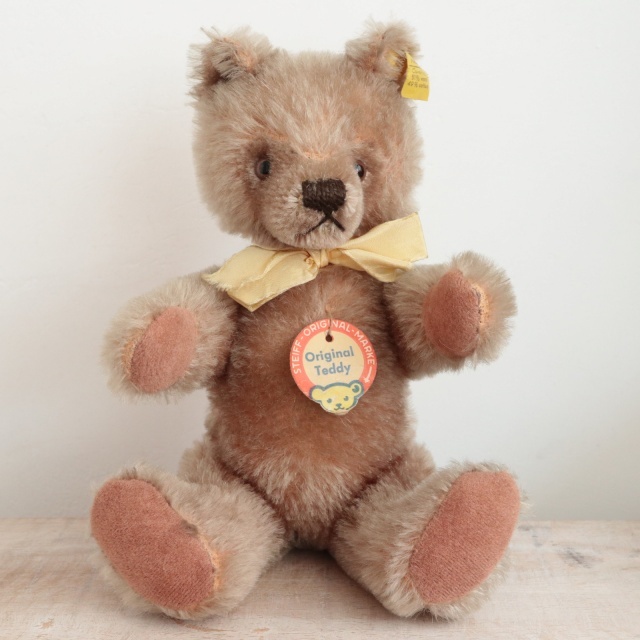 シュタイフ テディベア silberdistel アンティーク風 ビンテージ調