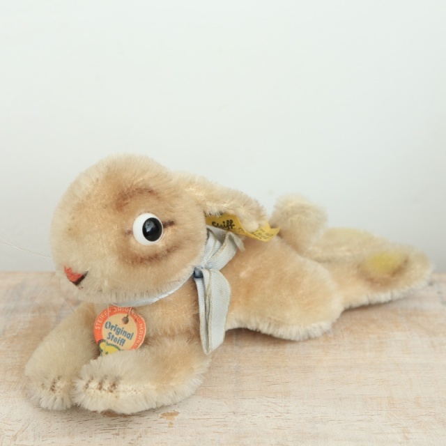 ミドルサイズ シュタイフ 20年代 ホワイト アンティーク ミドルサイズ