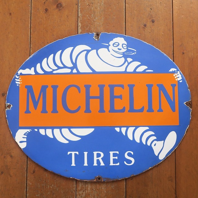 ミシュラン ビバンダム ビンテージ看板 MICHELIN BIBENDUM