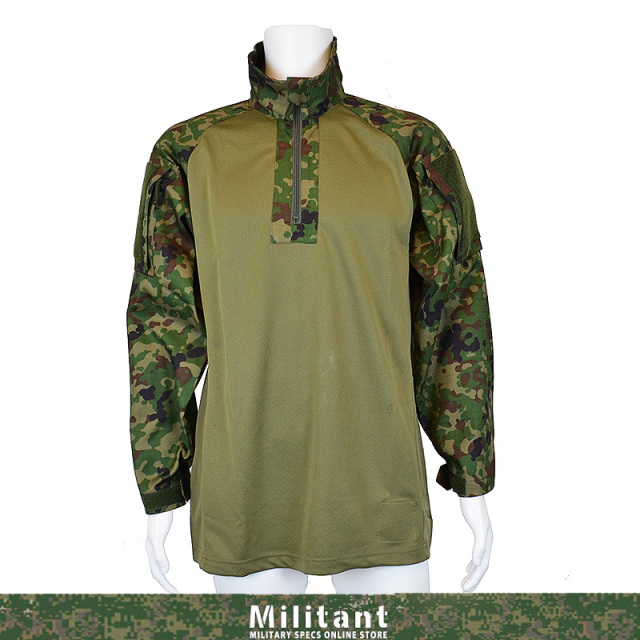 コンバットシャツ-III VCリップストップ 陸自迷彩 （袖リップ難燃生地