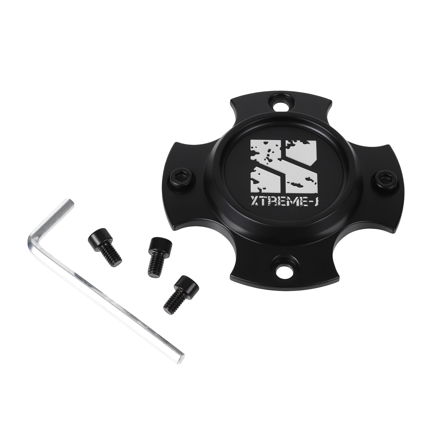 XJ07 サテンブラック、ブロンズ センターキャップ・ビス・レンチセット