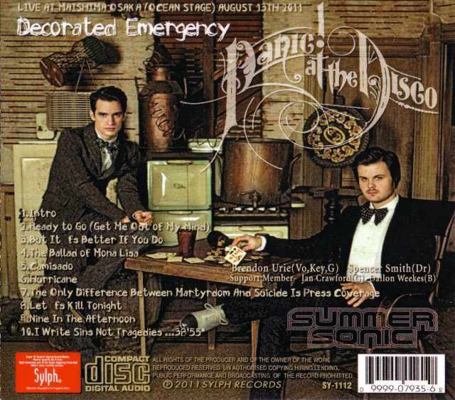 パニックアットザディスコ/Panic! at the Disco Panic at the disco