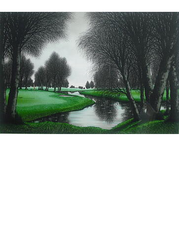 ジャック ・ デペルト ゴルフ場 53/100 リトグラフ ジャック