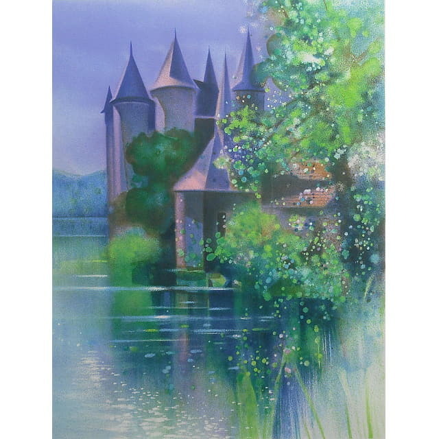 カミーユ・イレール 「春の水面」 リトグラフ6/175真贋証明書付き