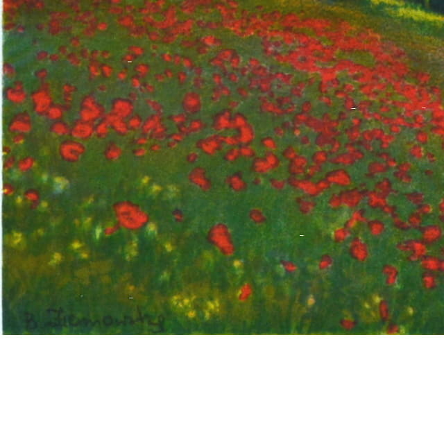 モネ「アルジャントゥイユのひなげし」リトグラフ パリ工房制作｜絵画販売