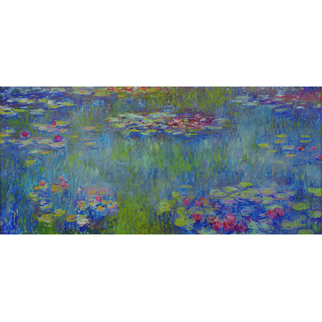 クロード・モネ 睡蓮の池・緑のハーモニー モネ 「睡蓮の池、緑の反映