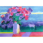 ポール・ギヤマン「ブローニュの森」リトグラフ 直筆サイン入り｜絵画販売