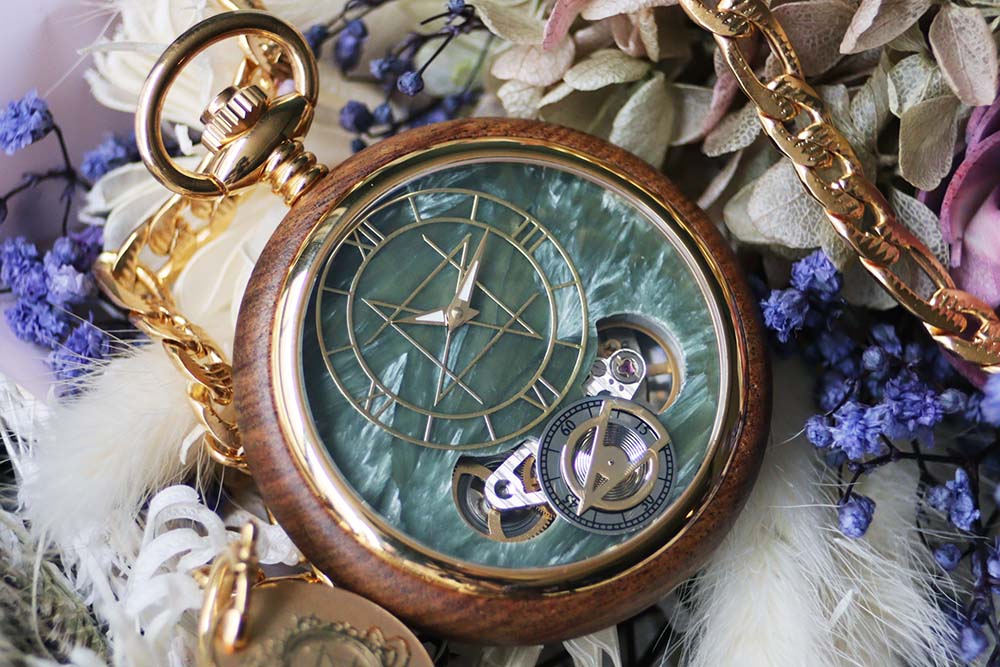 数量限定】POCKET WATCH MODEL 懐中時計/セラフィナイト 45mm サンダル