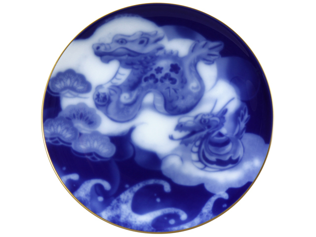 令和6年「辰」 16cm干支飾り皿