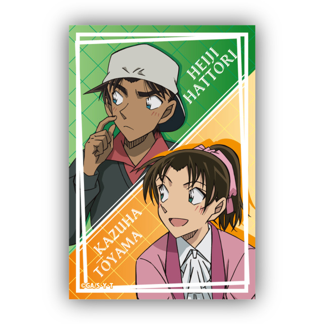 名探偵コナン スクエア型缶バッジVol.4 服部平次＆遠山和葉