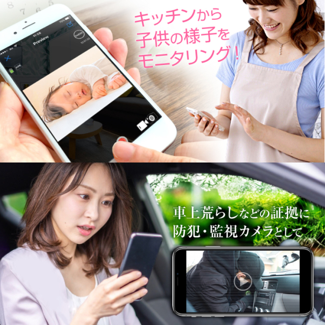 Gexa(ジイエクサ) 4K 充電器型カメラ 小型カメラ モバイルバッテリー