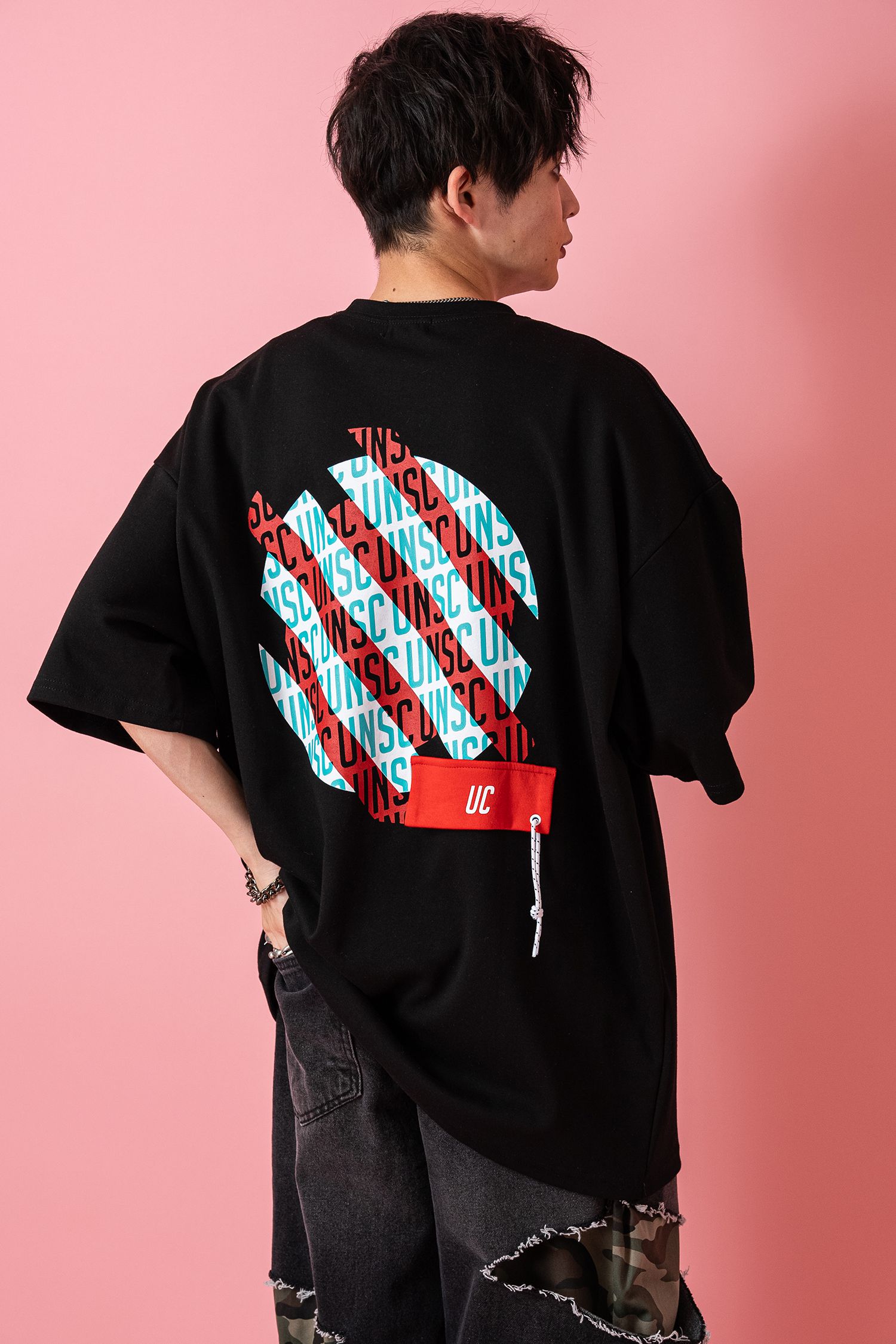 バリエーショングラフィックオーバーサイズTシャツ / メンズ