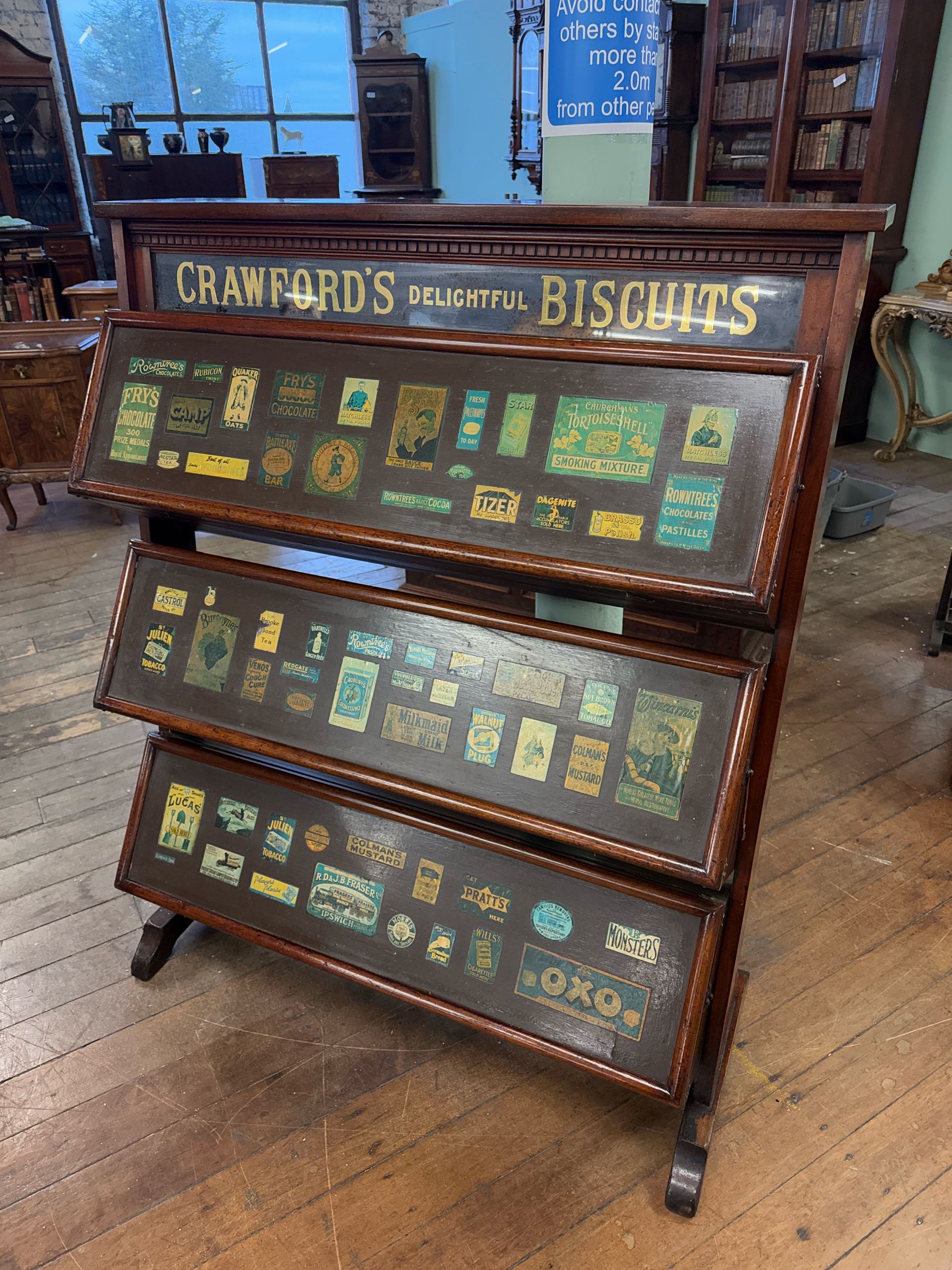 イギリス 1900年代 マホガニー TAYLOR BROS テイラー ビスケット