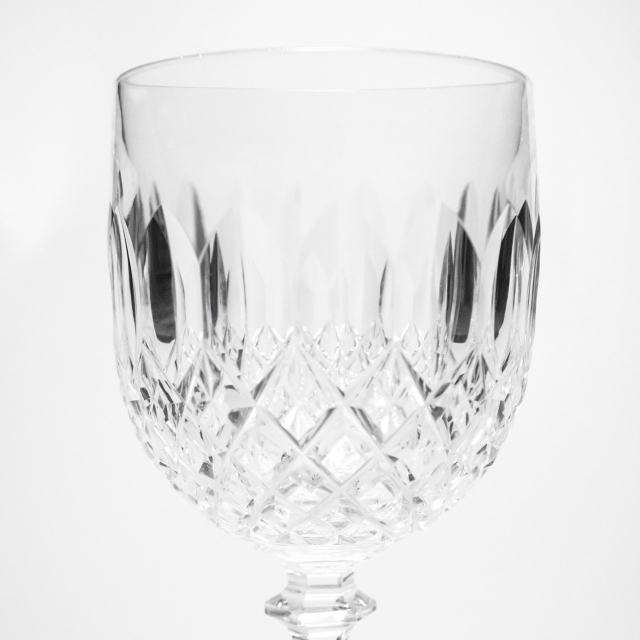 フランス 1950年代 クリスタルガラス Baccarat バカラ リブルヌワイン