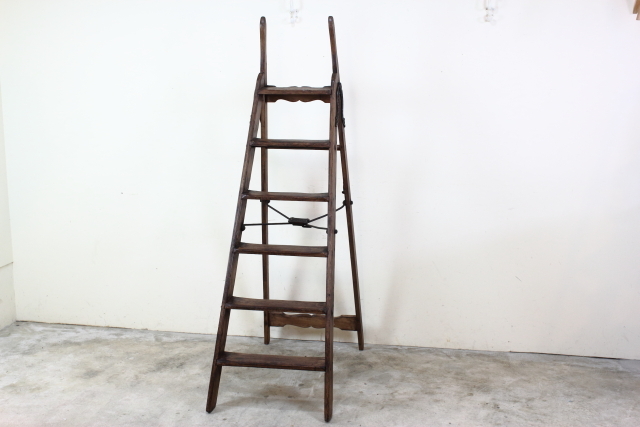 SIMPLEX社製 ウッドラダー 脚立 ステップラダー アンティーク イギリス