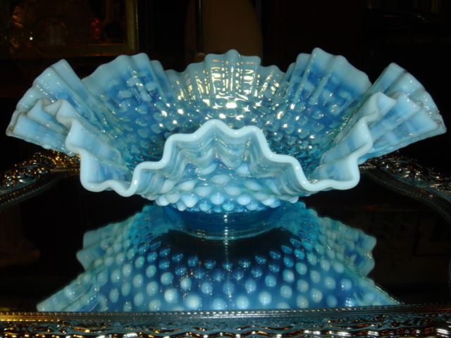 フェントン ブルーオパールセント ホブネイル パフュームボトル