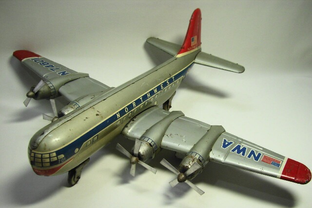 希少】飛行機 ブリキ 置物 アメカジ 希少】飛行機 ブリキ 置物