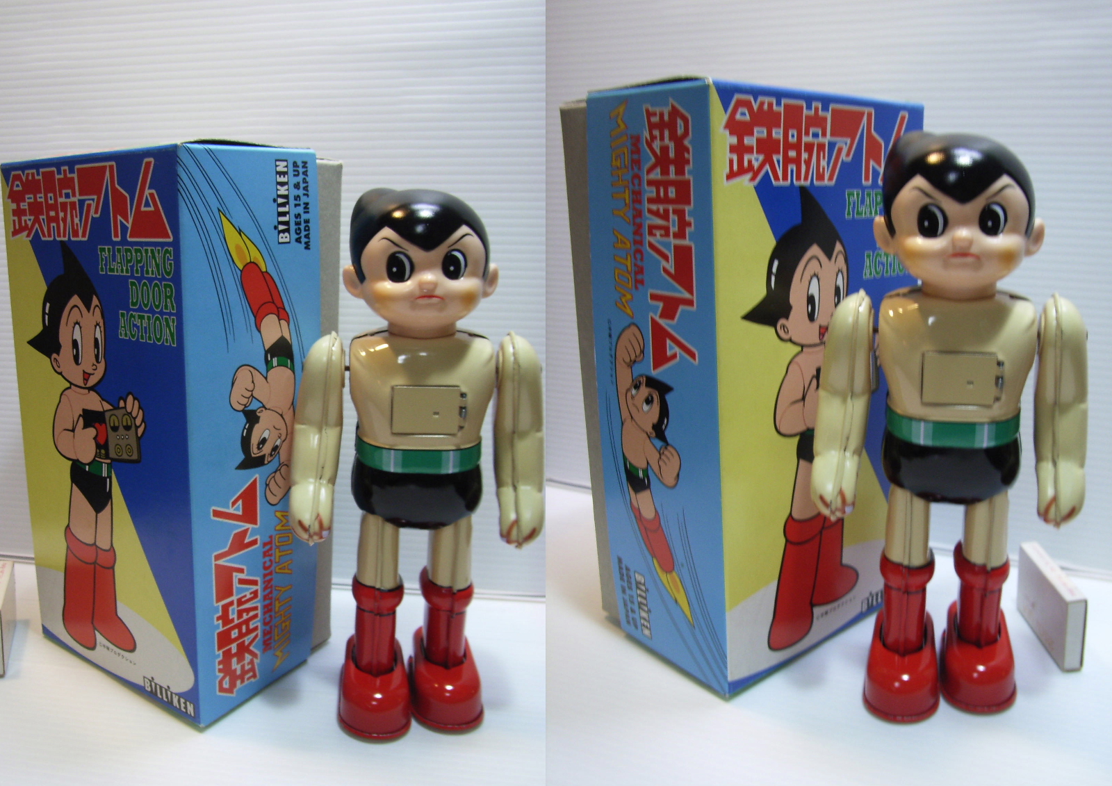 鉄腕アトム ブリキ製 ビリケン 鉄腕アトム ブリキ ロボット 22.4cm 顔