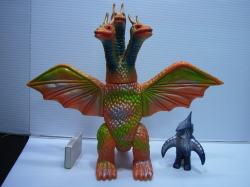 当時物 ブルマァク ミニキングギドラ ソフビ 当時物・キングギドラ