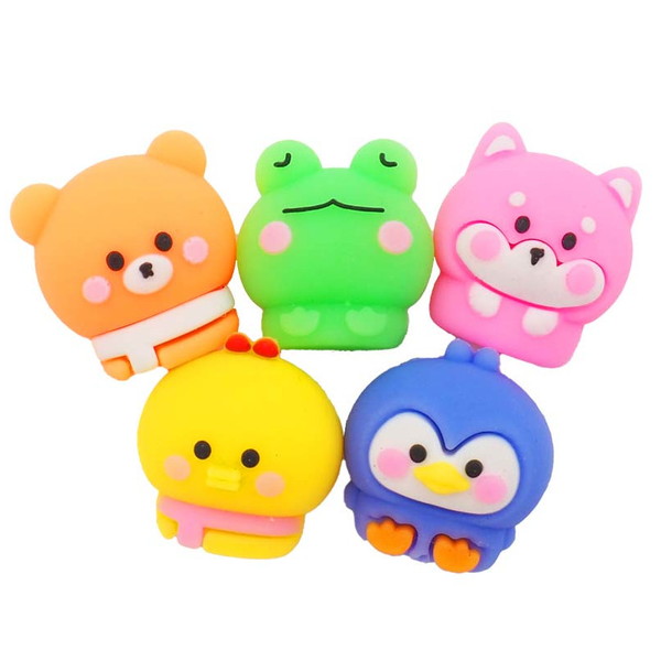 駄菓子 通販】カラフルアニマル消しゴム 駄菓子・イベント用品を卸価格