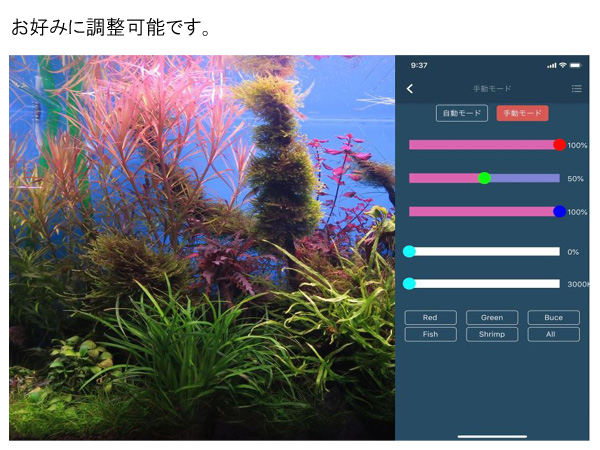 Chihiros WRGB2 SLIM 60 アクアテイラーズ オンラインショップ