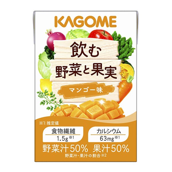 カゴメ 飲む野菜と果実 マンゴー味-健康野菜ジュースの通販