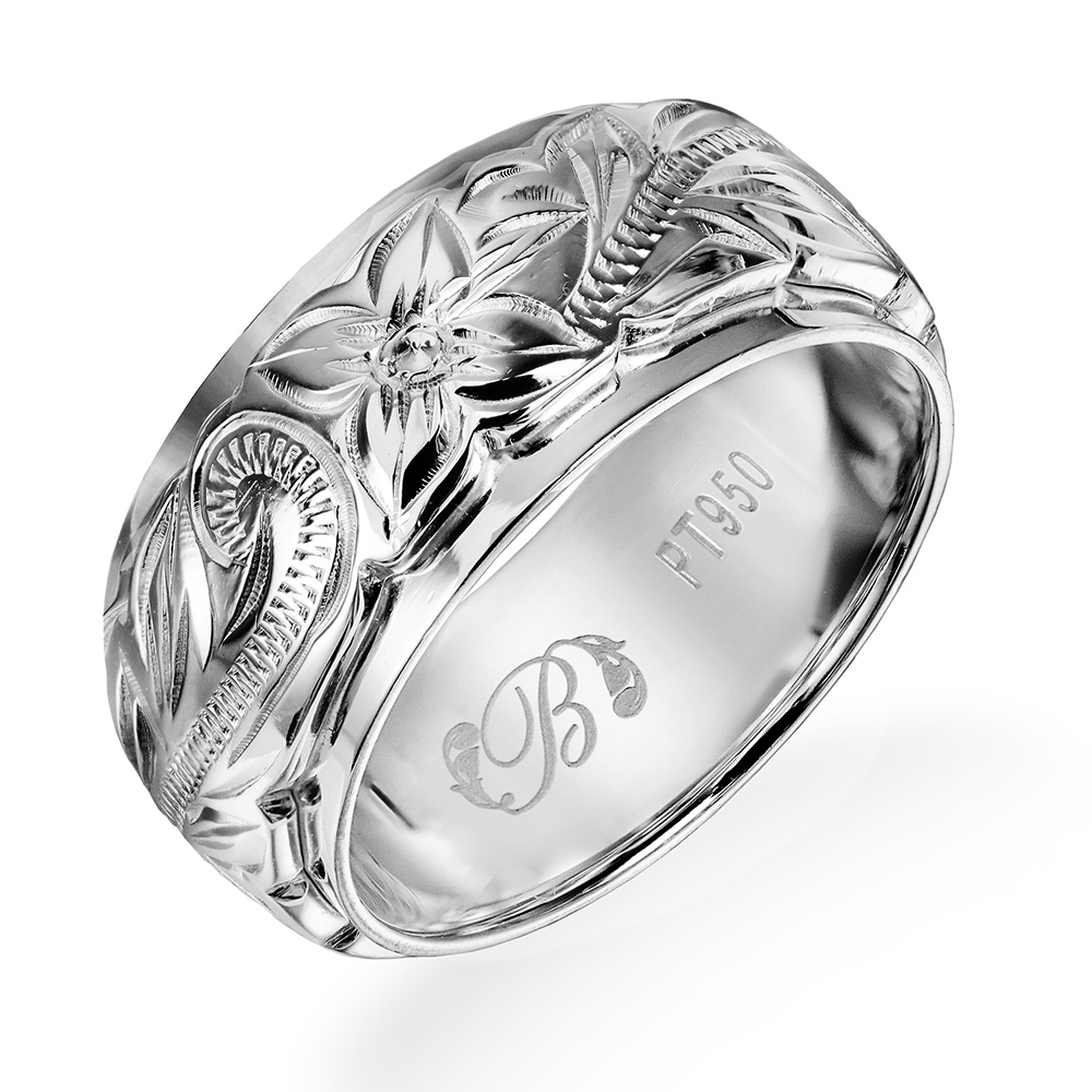 ハワイアンジュエリー プラチナ950 リング ハワイアンジュエリー