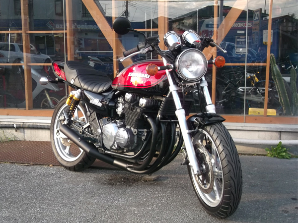 ゼファー400Χ 火の玉 外装 セット 黒赤 Z2 塗立て カワサキ