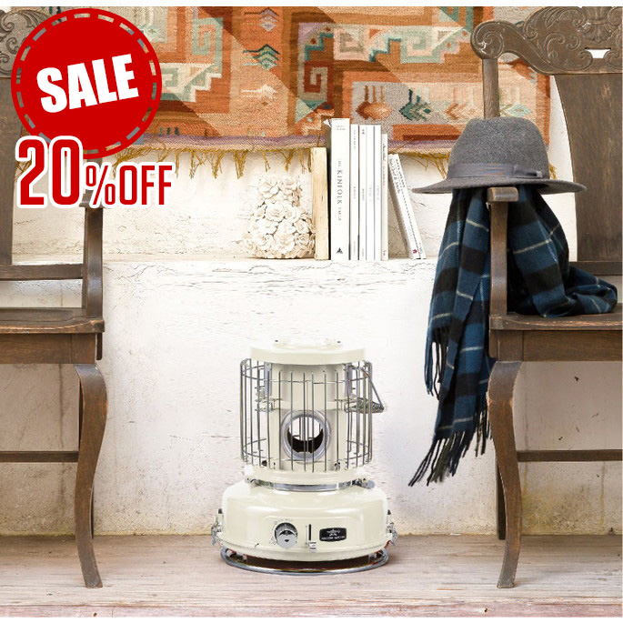 ストーブ Aladdin Portable gas stove WHITE アラジン ポータブルガス