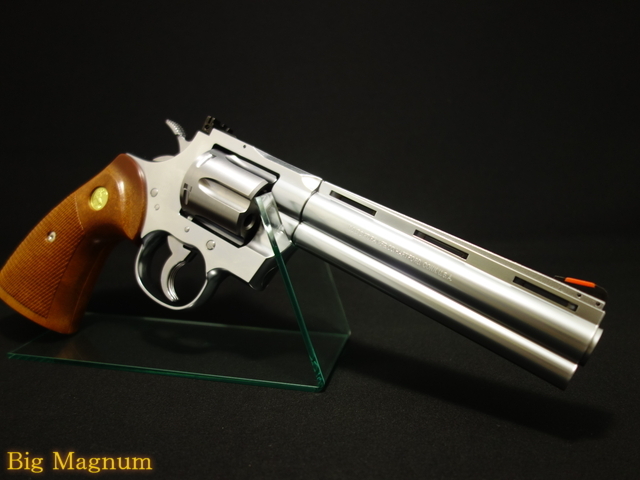 ColtPython357Mag6inchR-modelステンレス フィニッシュ