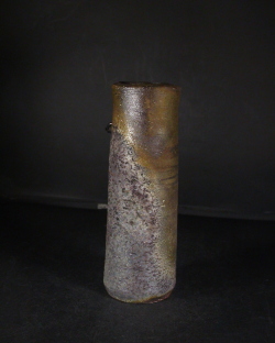 備前焼 登窯 備前焼人間国宝 故藤原 雄 共箱付き窯変掛花入3 備前焼卸