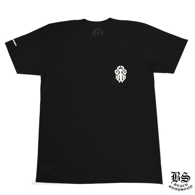 クロムハーツTシャツバックハーフダガーロゴブラック|クロムハーツ通販