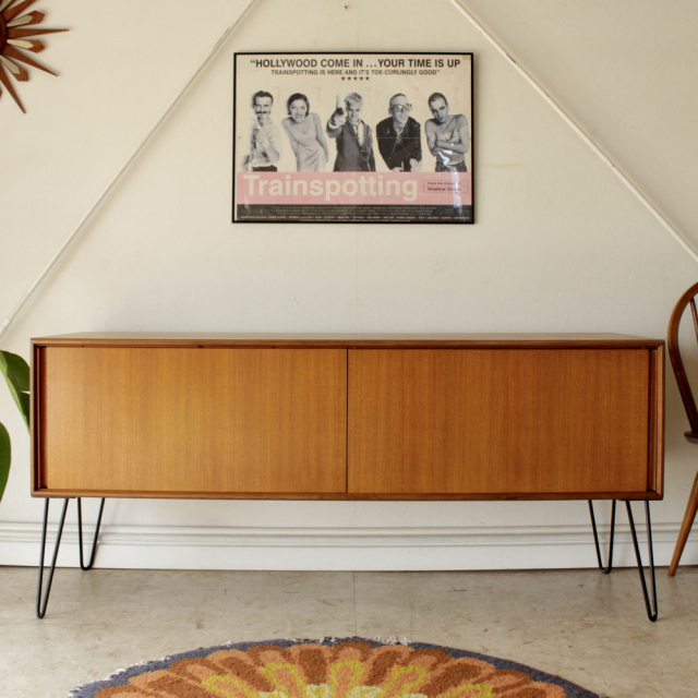 G-plan【アイアンレッグ】チークサイドボード 商品番号【020019